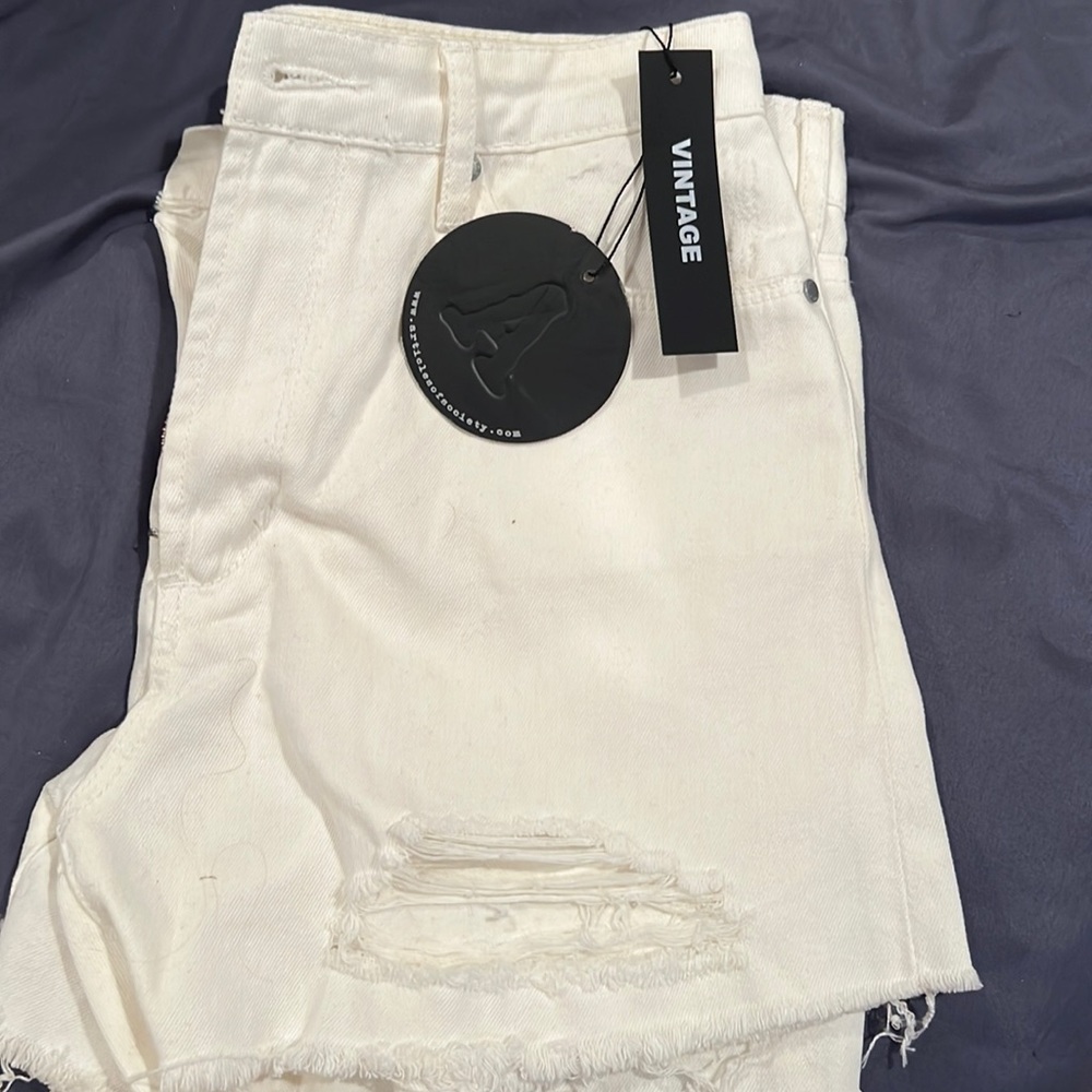 White shorts
